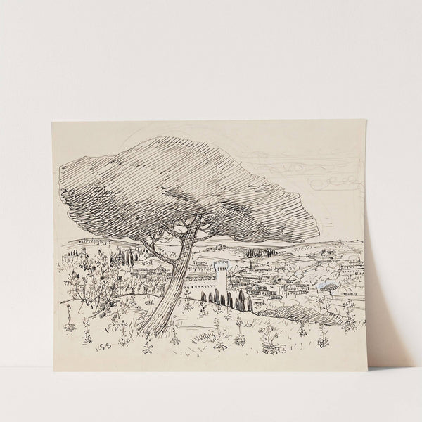 Italian Landscape by Venny Soldan-Brofeldt
