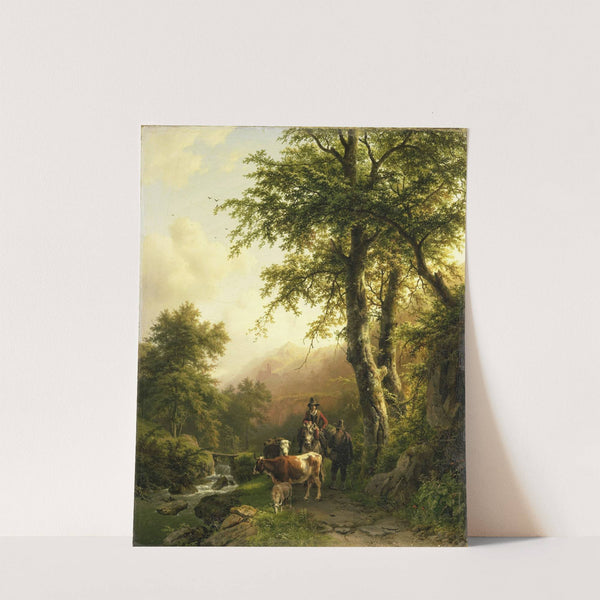 Italian Landscape (1848) by Barend Cornelis Koekkoek