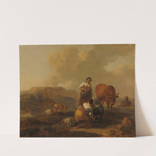 Italian Landscape by Nicolaes Pietersz. Berchem