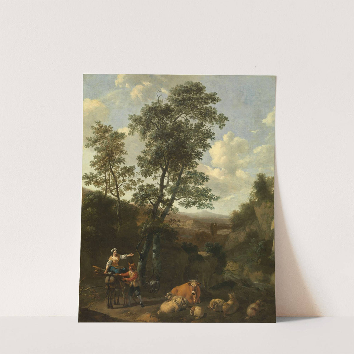 Italian Landscape by Nicolaes Pietersz. Berchem