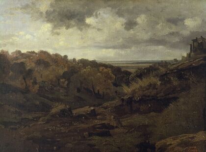 Italian Landscape near Marino in Autumn