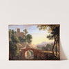 Italian Landscape with Bridge by Herman van Swanevelt