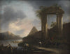 Italian Landscape with Classical Ruins