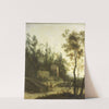Italian Landscape with Hunters by Frederik de Moucheron