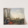 Italian Peasants among Ruins by Jan Baptist Weenix