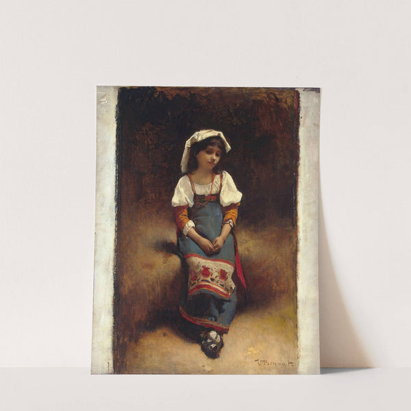 Italian Woman by Léon Bonnat