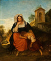 Italian Woman And Her Daughter