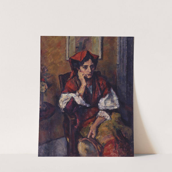 Italian Woman with Tambourine by Charles-François-Prosper Guérin