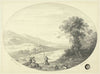 Italianate Landscape with Dancer, Musicians and Goats