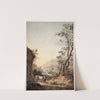 Italianisierende Landschaft mit einem Hirten (ca. 1790 – 1795) by Jacob van Strij