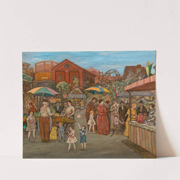 Italians in Jefferson Park (1934) by Jerome Myers