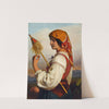 Italienerin (Chiaruccia) Mit Spinnrocken by Friedrich von Amerling