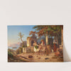 Italienische Küste bei Massa Lubrense by Carl Wilhelm Götzloff