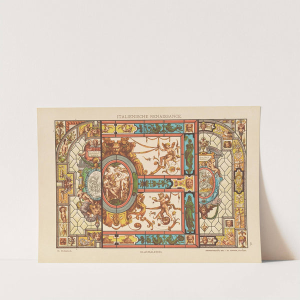 Italienische Renaissance &#8211; Glasmalerei (1887) by Heinrich Dolmetsch