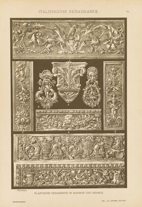 Italienische Renaissance – Plastische Ornamente in Marmor und Bronze (1887)