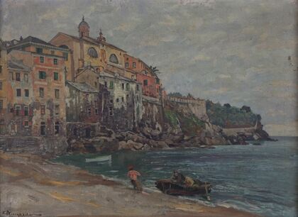 Italienische Stadt am Meer (1905)