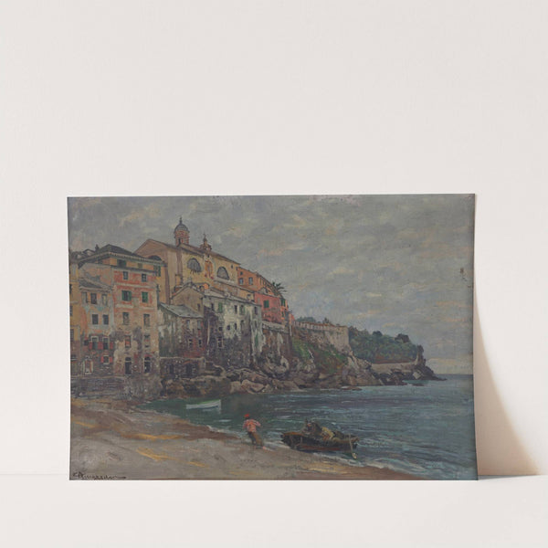 Italienische Stadt am Meer (1905) by Eduard Ameseder