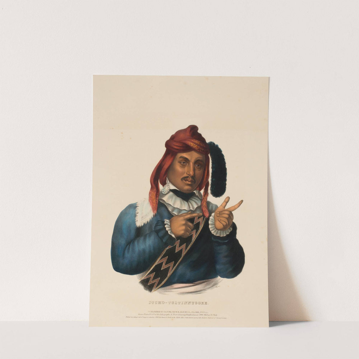 Itcho-Tustinnuggee (1843) by Charles Bird King
