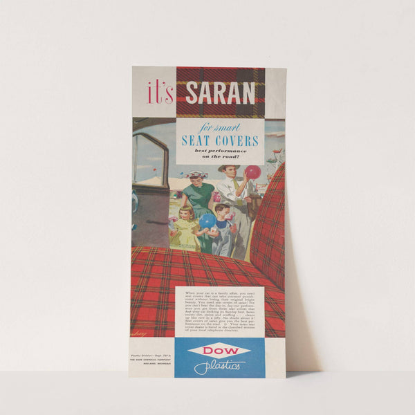 It’s Saran for Smart Seat Covers…Best Performance on the Road! (1950s) by Dow Chemical Company