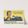 I&#039;ve found the job where I fit best! Find your war job in industry, agriculture, business by George Roepp