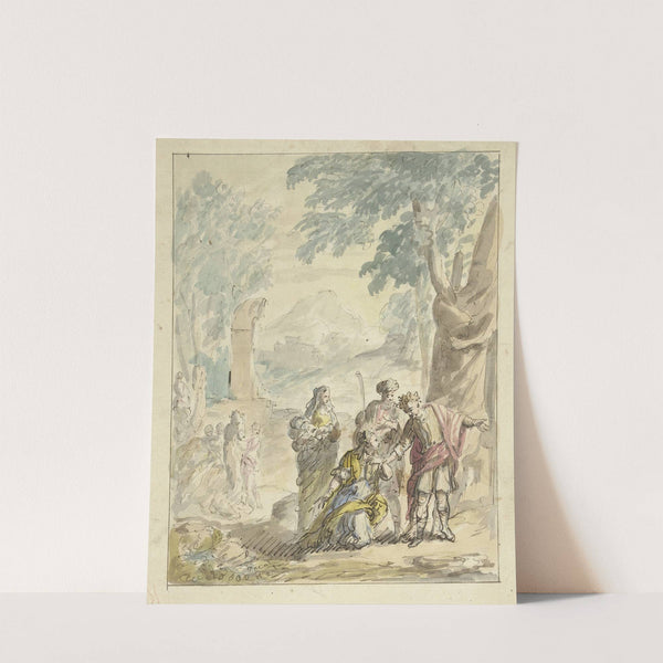 Izaäk ontvangt Rachel by Elias van Nijmegen