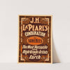 J.H. La Pearl&#039;s combination of sure hits by U.S. Printing Co.