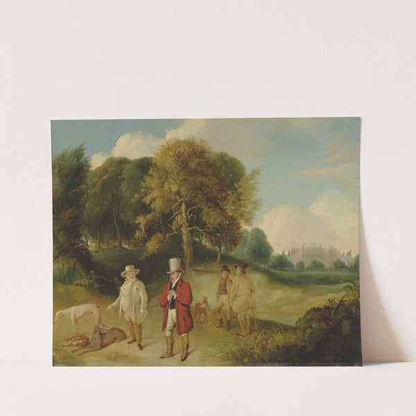 J.M.W. Turner and Walter Fawkes at Farnley Hall by John R. Wildman
