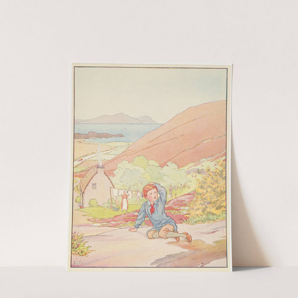 Jack fell down and broke his crown. (1922) by Leonard Leslie Brooke