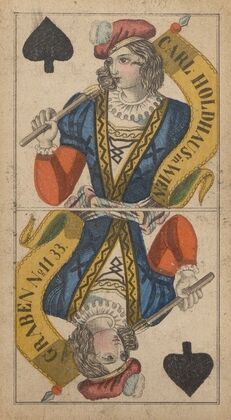 Jack of Spades. (1850)