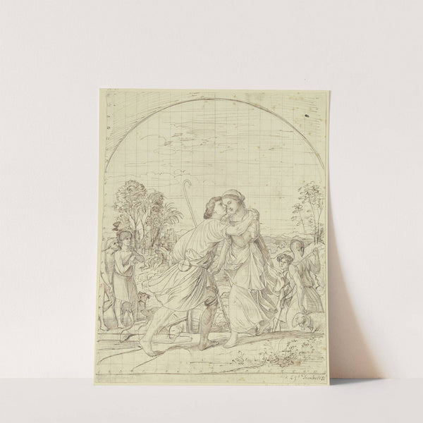 Jacob and Rachel by Julius Schnorr Von Carolsfeld