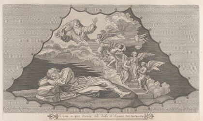 Jacob and the Heavenly Ladder (After Raphael)