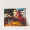 Jacob&#039;s feeding in the desert by Josef Binder