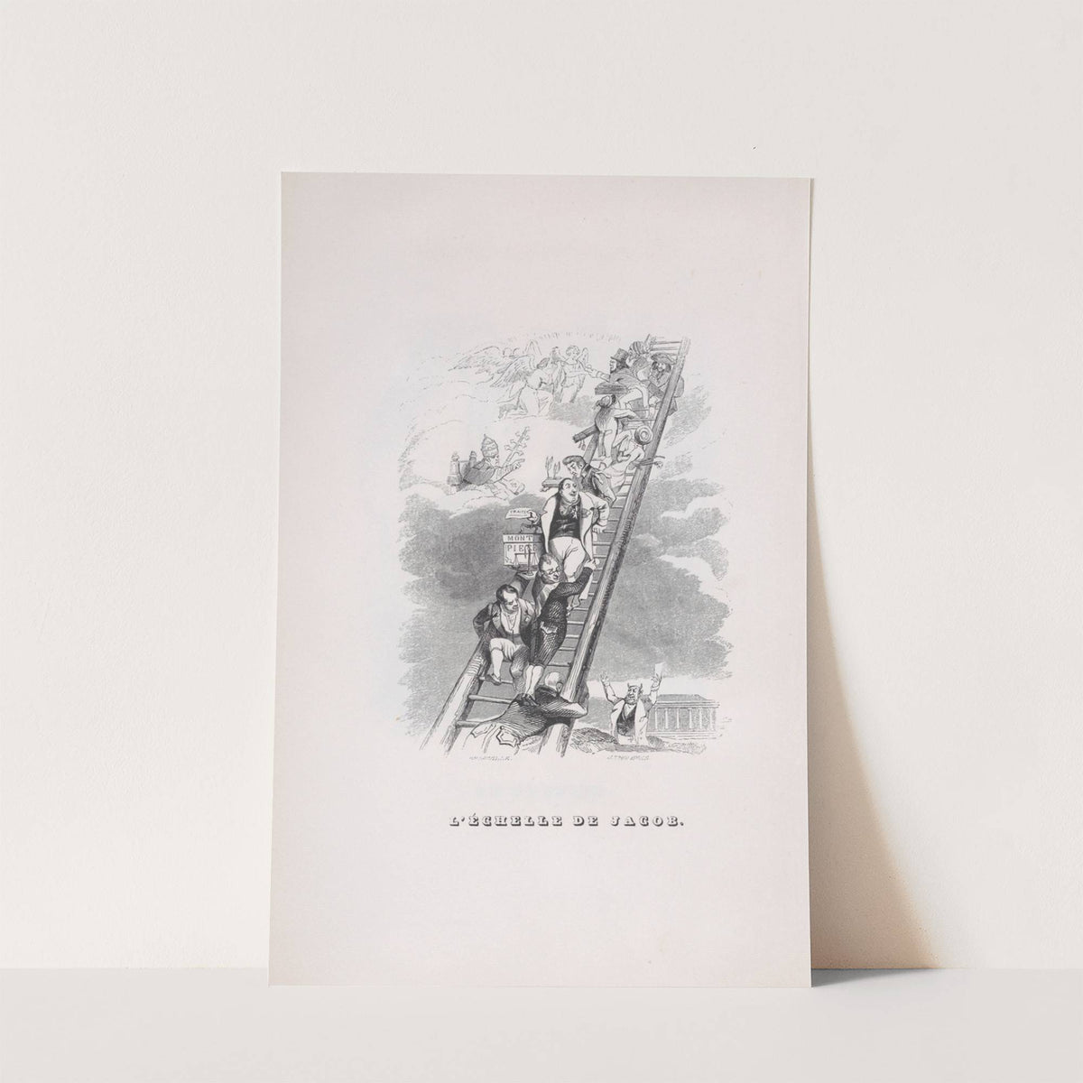 Jacob's Ladder by J. J. Grandville