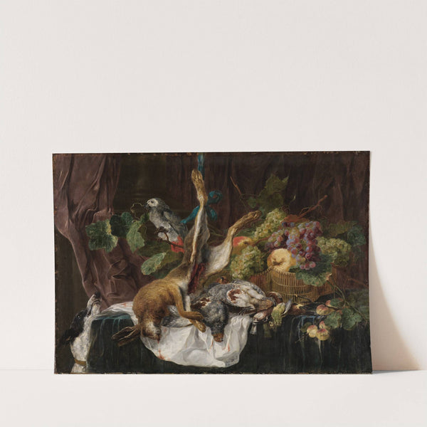 Jagdstillleben mit Papagei (ca 1650-1655) by Jan Fyt