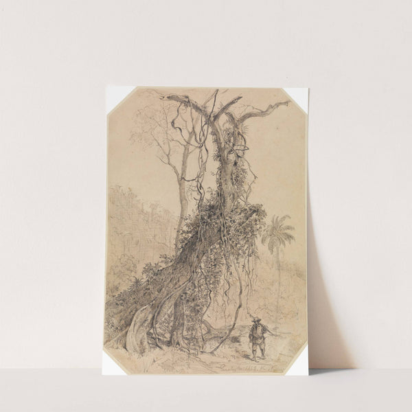 Jäger im Urwald (1858) by Ferdinand Keller