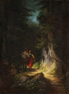 Jäger mit Mädchen (Der verliebte Jäger)