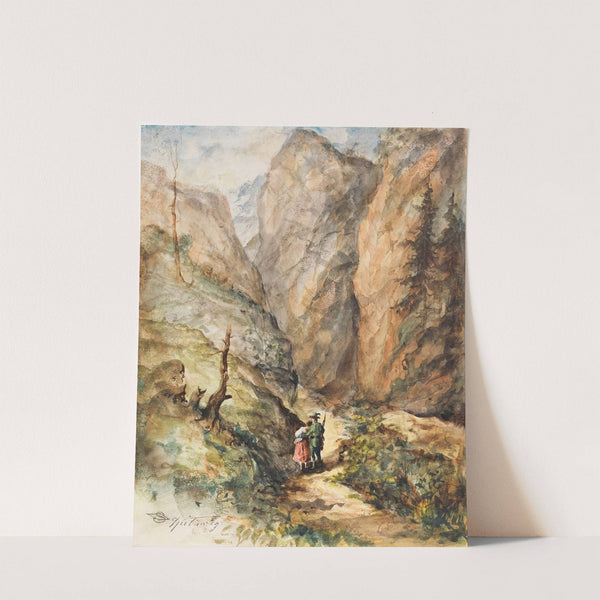 Jäger und Mädchen (1835-40) by Carl Spitzweg