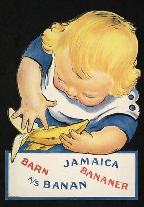 Jamaica, bananer, barn
