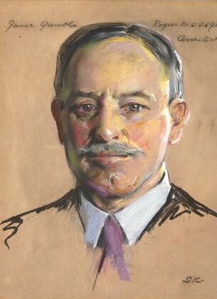 James Gamble Rogers B.A. 1889, 21h, Consulting Architect 1920-