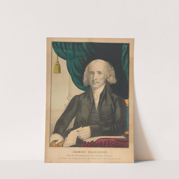 James Madison. Fourth president of the United States by Edmund Burke Kellogg