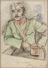 Jan Pryziński, cavalry lieutenant, kmdt 6 Swedish lancers of the Polish