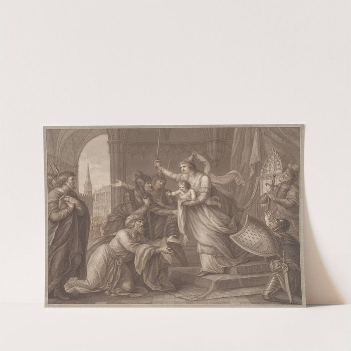 Jane of Flanders, Countess of Mountford assembling the Inhabitants of Rennes by John Francis Rigaud