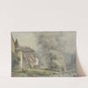 Janowitz castle by Friedrich Ernst Morgenstern