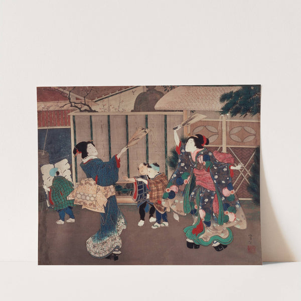 January; Celebrating the New Year by Tsukioka Yoshitoshi