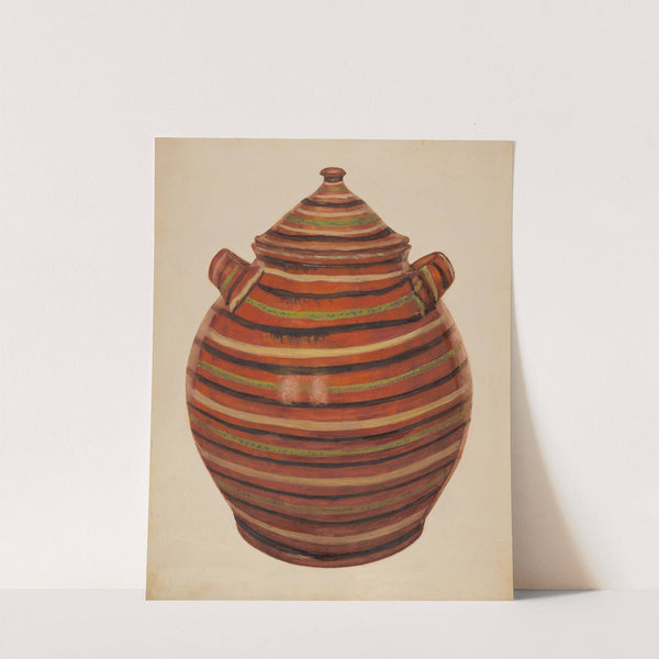 Jar with Cover by Alvin Shiren