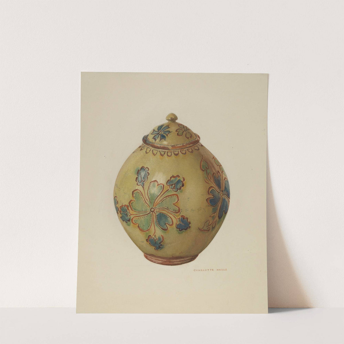 Jar with Cover by Charlotte Angus