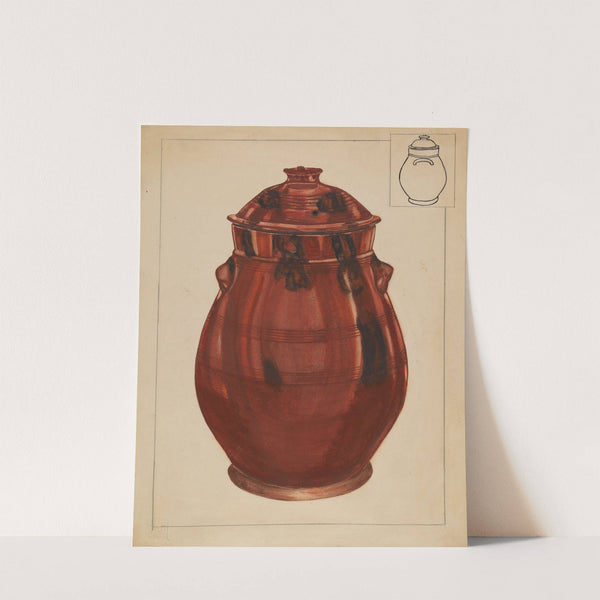 Jar with Cover by Hedwig Emanuel