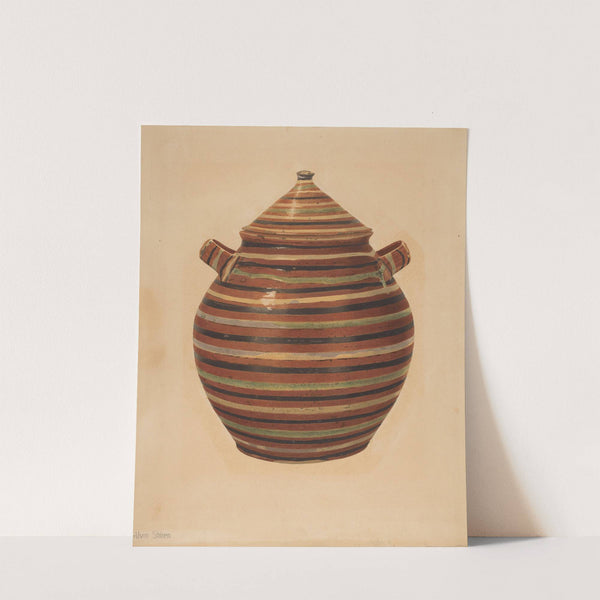 Jar with Cover by Alvin Shiren