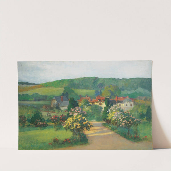 Jardin fleuri by Frederick Arthur Bridgman