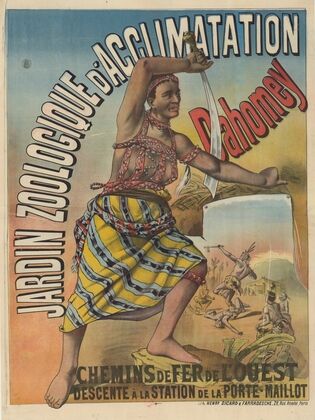 Jardin Zoologique d’Acclimatation, Dahomey. Chemin de Fer de l’Ouest (1891)